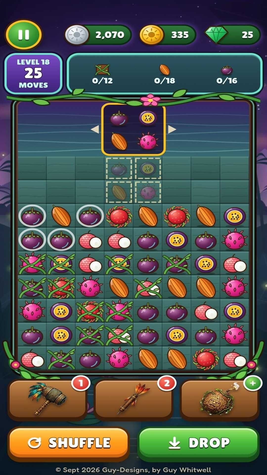 Jungle Juice gameplay: Canopy Dash level